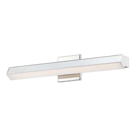 Elk Lighting Yarmouth 1-Lght Vanity Sconce in Chrme w/Wht Glass - Integrated LED WSL100-10-15